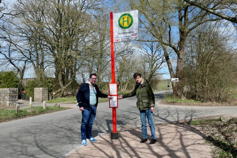 Bus beim Duvenstedter Brook