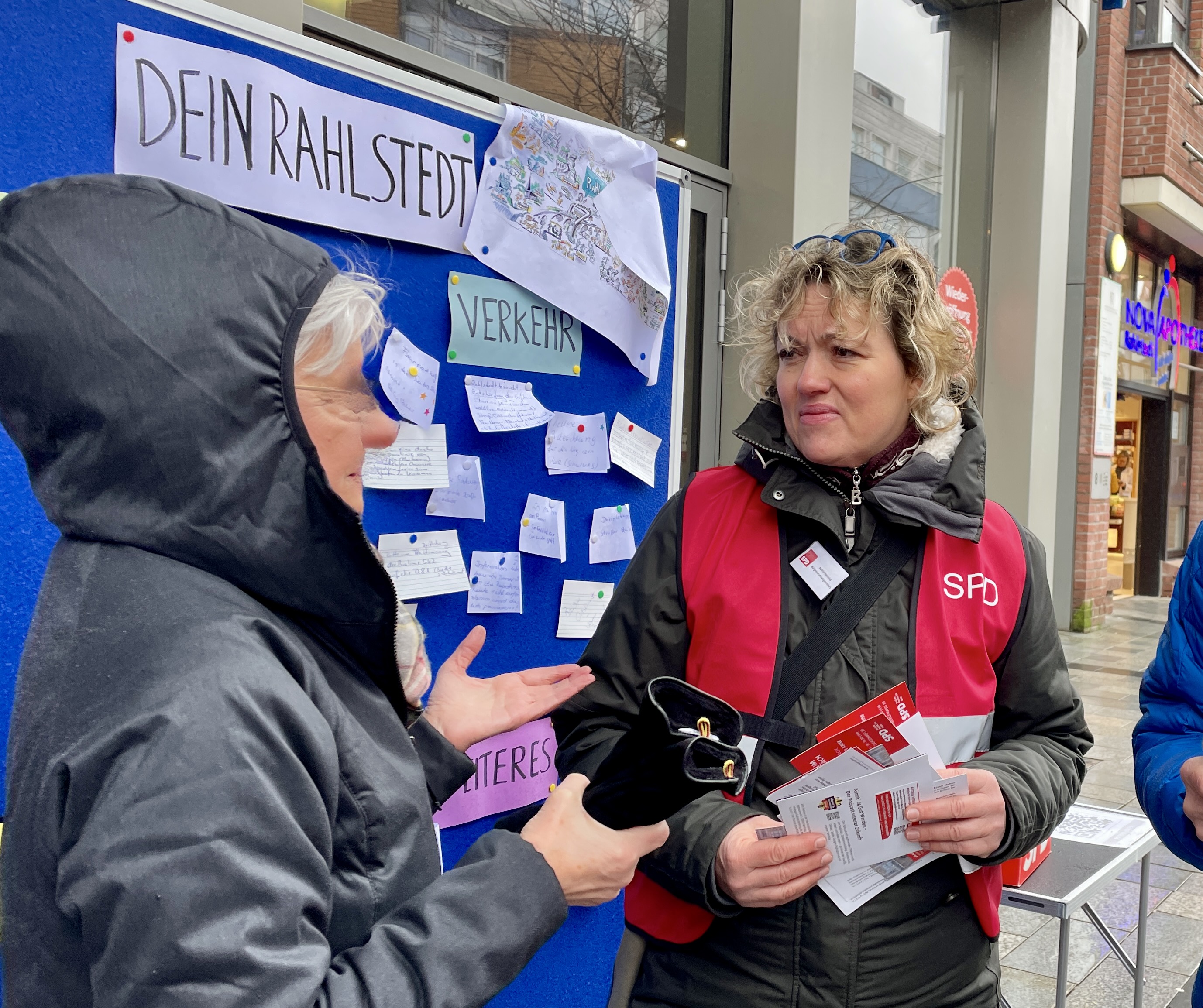 Mehr als 100 Ideen für Rahlstedt am Infostand