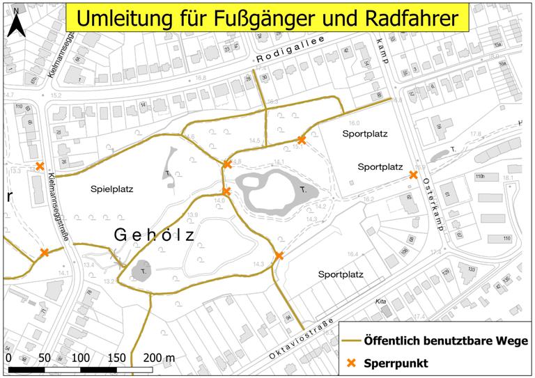 Teichentschlammung im 4. Wandsbeker Gehölz